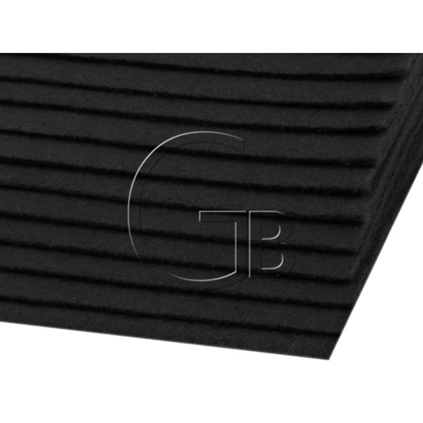 Dekorativer Filz st�rke 0,9 mm Schwarz 1 St