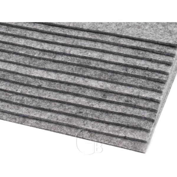 Dekorativer Filz st�rke 0,9 mm Grau 1 St