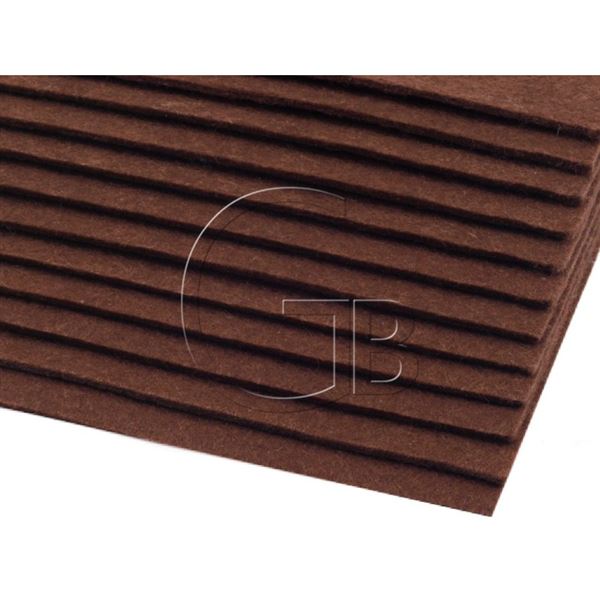 Dekorativer Filz st�rke 0,9 mm Braun 1 St