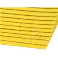 Dekorativer Filz stärke 1,5 2 mm Gelb 1 St