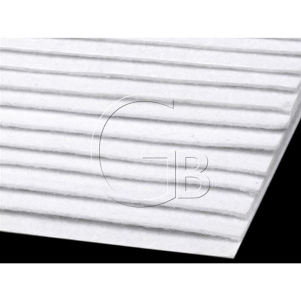 Dekorativer Filz st�rke 2 3 mm Wei� 1 St