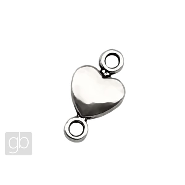 Herzanh�nger 15 x 8 mm Platin