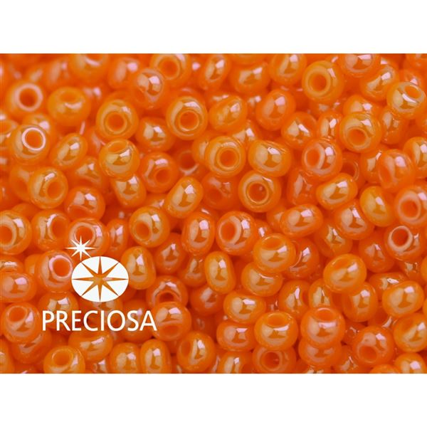 Preciosa Perlen Rocailles 10/0 2,3 mm Orange (PRE10196) 50 g