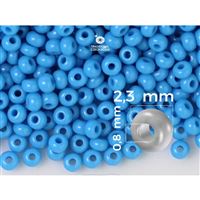 Preciosa Perlen Rocailles 10/0 2,3 mm Blau (PRE10231) 20 g