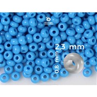 Preciosa Perlen Rocailles 10/0 2,3 mm Blau (PRE10231) 20 g