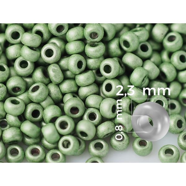 Preciosa Rocailles 10/0 2,3 mm Grn (PRE10246) 50 g