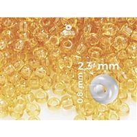 Preciosa Rocailles Perlen 10/0 2,3 mm Gelb (PRE10251) 50 g