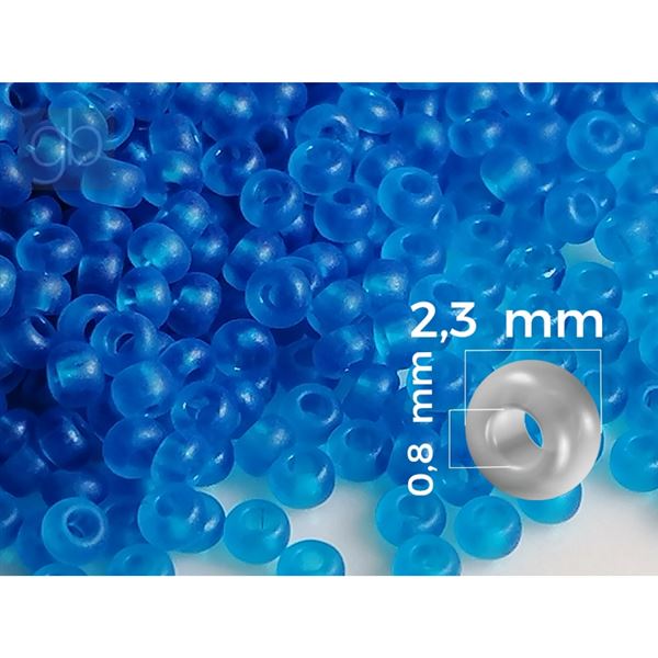 Preciosa Rocailles 10/0 2,3 mm Blau (PRE10267) 20 g