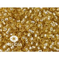 Preciosa Perlen Rocailles 11/0 2,1 mm Gelb (PRE11217) 50 g