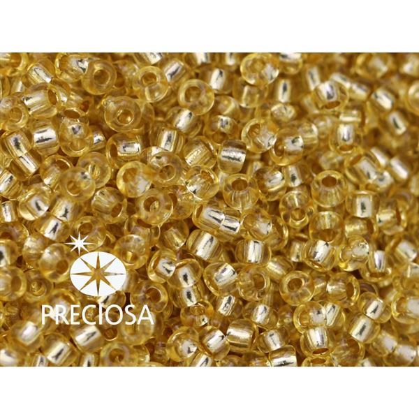 Preciosa Perlen Rocailles 11/0 2,1 mm Gelb (PRE11217) 50 g