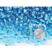 Preciosa Perlen Rocailles 11/0 2,1 mm Blau (PRE11234) 50 g