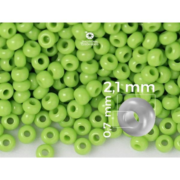 Preciosa Rocailles 11/0 2,1 mm Grn (PRE11291) 20 g