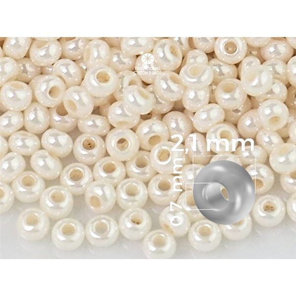 Preciosa Rocailles 11/0 2,1 mm Beige (46113) 50 g