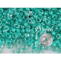 Preciosa Perlen Rocailles 11/0 2,1 mm Grün (PRE11307) 50 g