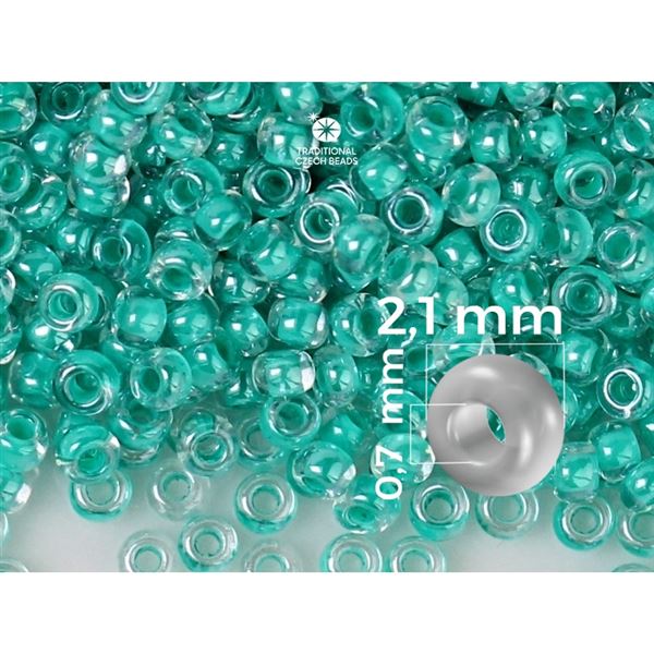 Preciosa Perlen Rocailles 11/0 2,1 mm Grn (PRE11307) 50 g
