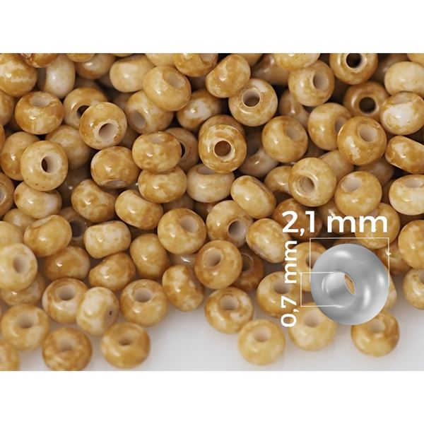 Preciosa Rocailles 11/0 2,1 mm Beige (PRE11312) 20 g