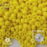 Preciosa Perlen Rocailles 11/0 2,1 mm Gelb (PRE11355) 20 g