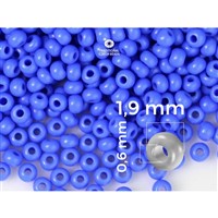 Preciosa Perlen Rocailles 12/0 1,9 mm Blau (PRE12051) 20 g