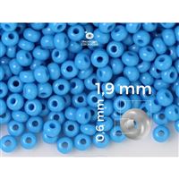 Preciosa Perlen Rocailles 12/0 1,9 mm Blau (PRE12055) 20 g