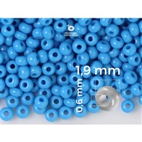 Preciosa Perlen Rocailles 12/0 1,9 mm Blau (PRE12055) 20 g
