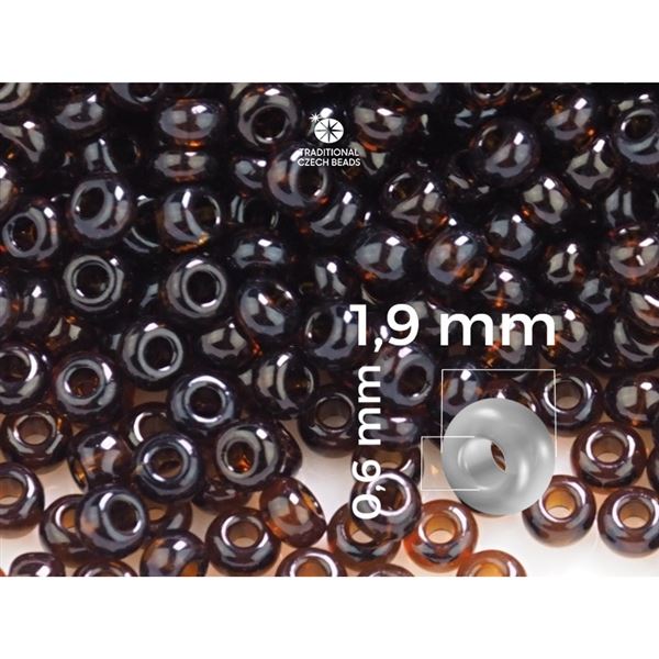 Preciosa Rocailles 12/0 1,9 mm Braun (PRE12072) 20 g