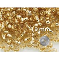 Preciosa Rocailles Perlen 12/0 1,9 mm Gelb (17050) 50 g