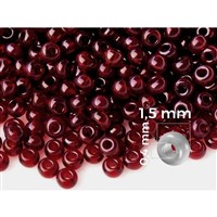 Preciosa Perlen Rocailles 15/0 1,5 mm Rot (PRE15040) 50 g