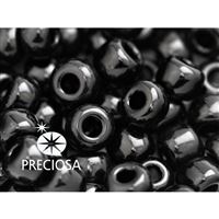 Preciosa Perlen Rocailles 32 7,5 mm Schwarz (23980) 50 g