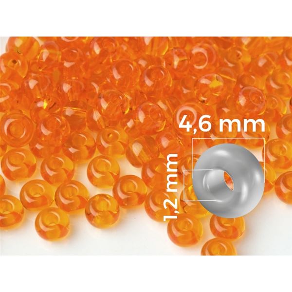 Preciosa Rocailles 5/0 4,6 mm Orange (PRE5031) 20 g