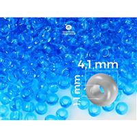 Preciosa Perlen Rocailles 6/0 4,1 mm Blau (PRE6086) 50 g