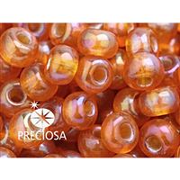 Preciosa Perlen Rocailles 6/0 4,1 mm Orange (PRE6090) 50 g