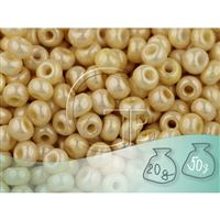 Preciosa Perlen Rocailles 6/0 4,1 mm Beige (PRE61005) 20 g