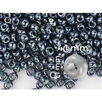 Preciosa Rocailles Perlen 6/0 4,1 mm Hematit (49102) 50 g