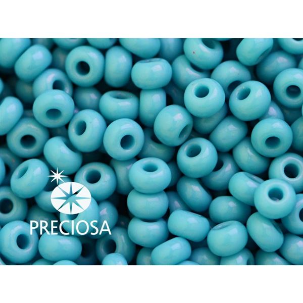 Preciosa Perlen Rocailles 7/0 3,5 mm Blau (PRE7052) 50 g