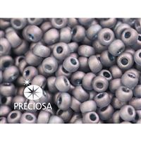 Preciosa Perlen Rocailles 8/0 2,9 mm Grau MATT (PRE8076) 50 g