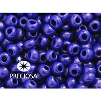 Preciosa Perlen Rocailles 9/0 2,6 mm Blau (PRE9063) 50 g
