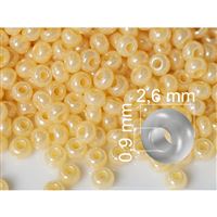 Preciosa Rocailles 9/0 2,6 mm Beige (47185) 50 g