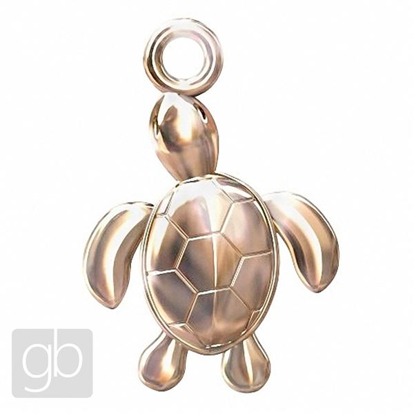 Anh�nger Schildkr�te 16 mm Rosegold