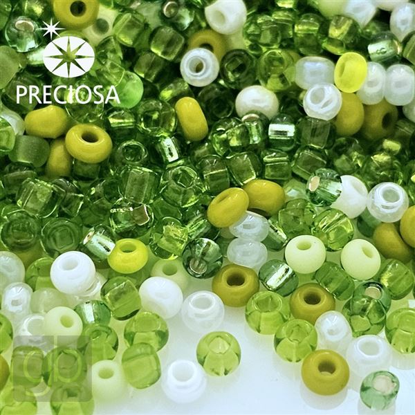 Preciosa Rocailles MIX 10/0 2,3 mm Gr�n PRM006 50 g