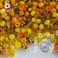 Preciosa Rocailles MIX 8/0 Gelb PRM013 50 g