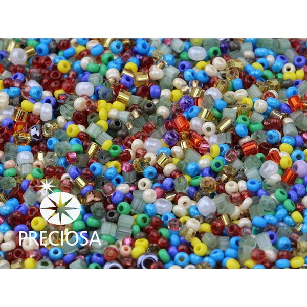 Preciosa rocailles Perlen MIX 8/0 11/0 (PRM027) 50 g