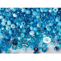 Preciosa Rocailles MIX Blau (PRM055) 50 g
