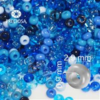 Preciosa Rocailles MIX 8/0 PRM201 Blau 50 g