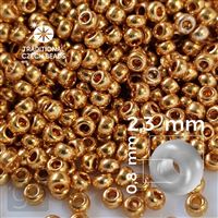 Preciosa Rocailles 10/0 2,3 mm Golden 18583 20 g