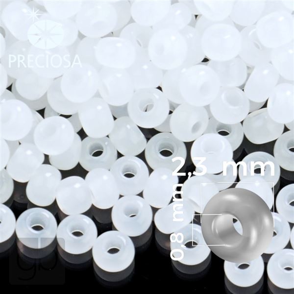 Preciosa Rocailles 10/0 2,3 mm Wei 02090 50 g