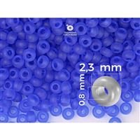 Preciosa Rocailles 10/0 2,3 mm Blau MATT (30050) 50 g