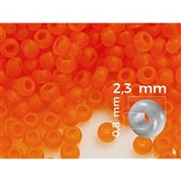 Preciosa Rocailles 10/0 2,3 mm Orange MATT (90030) 50 g