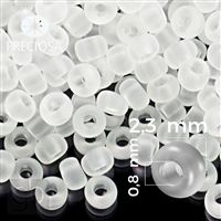 Preciosa Rocailles 10/0 2,3 mm Klar MATT 00050 20 g