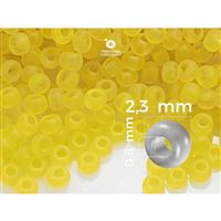 Preciosa Rocailles 10/0 2,3 mm Gelb MATT 80010 50 g