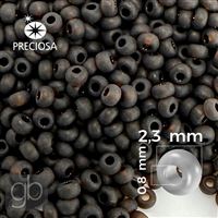 Preciosa Rocailles 10/0 2,3 mm Braun MATT 10140 50 g